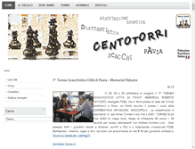 Tablet Screenshot of paviascacchi.it